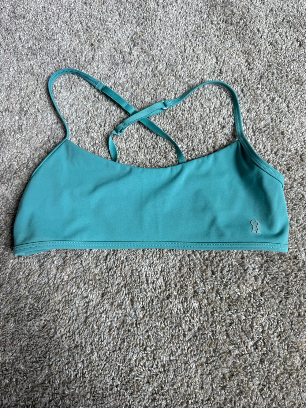 Cara Loren Active Teal Sports Bra Small